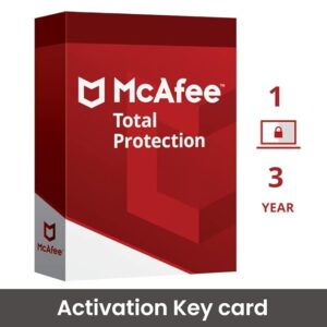 McAfee Total Protection 2025 | 1 Device, 3 Years | Antivirus Internet Security Software | Scam Protection & Identity Monitoring Included | PC/Mac/Android/iOS | Email Delivery