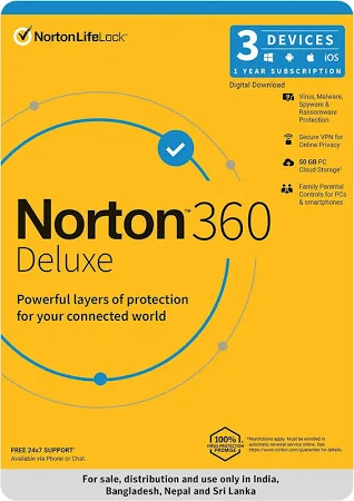 Norton Total Security 3 User 1 Year  (CD/DVD)